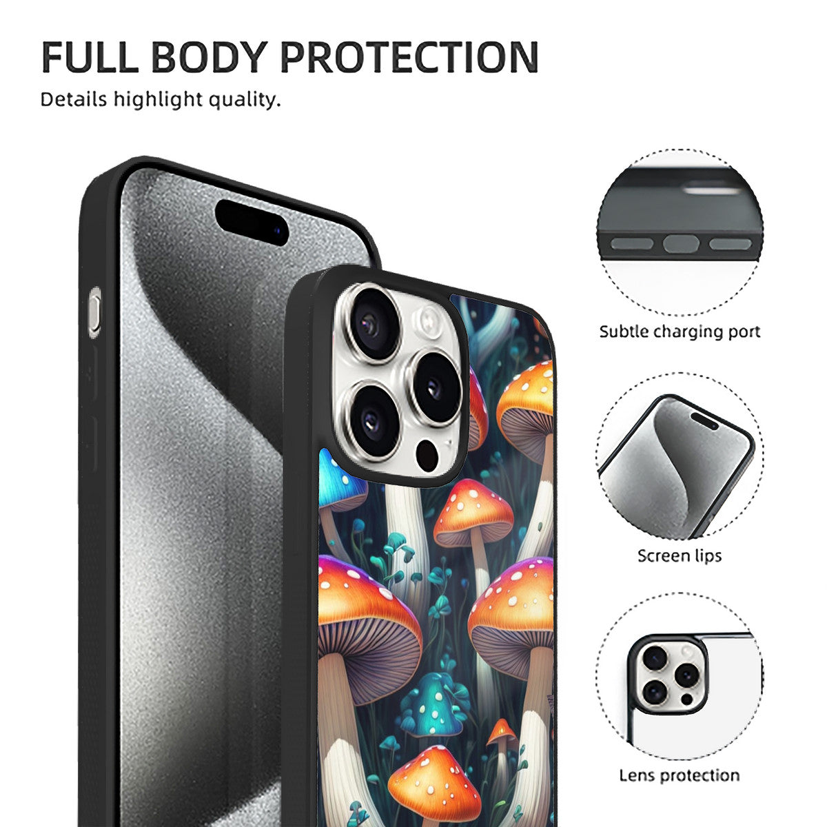 iPhone 15 Soft Glass Case (3 Cameras) With A Seamless, Snug Fit
