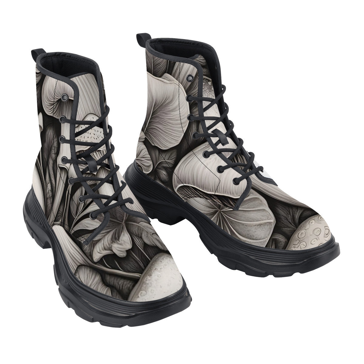 Mushroom Chunky Boots