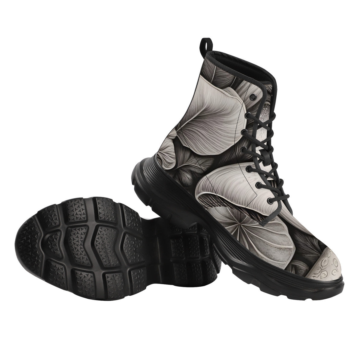Mushroom Chunky Boots