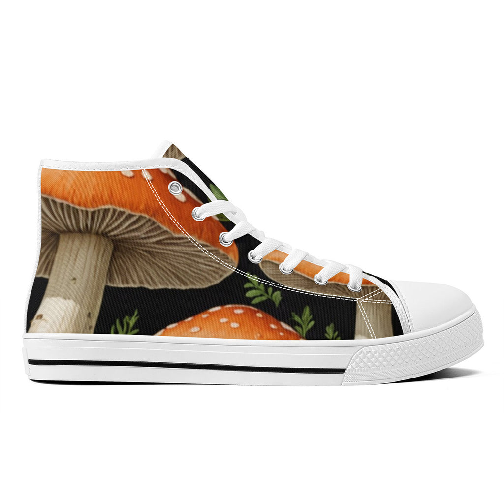 Zapatillas Altas de Lona Hongos del Jardín