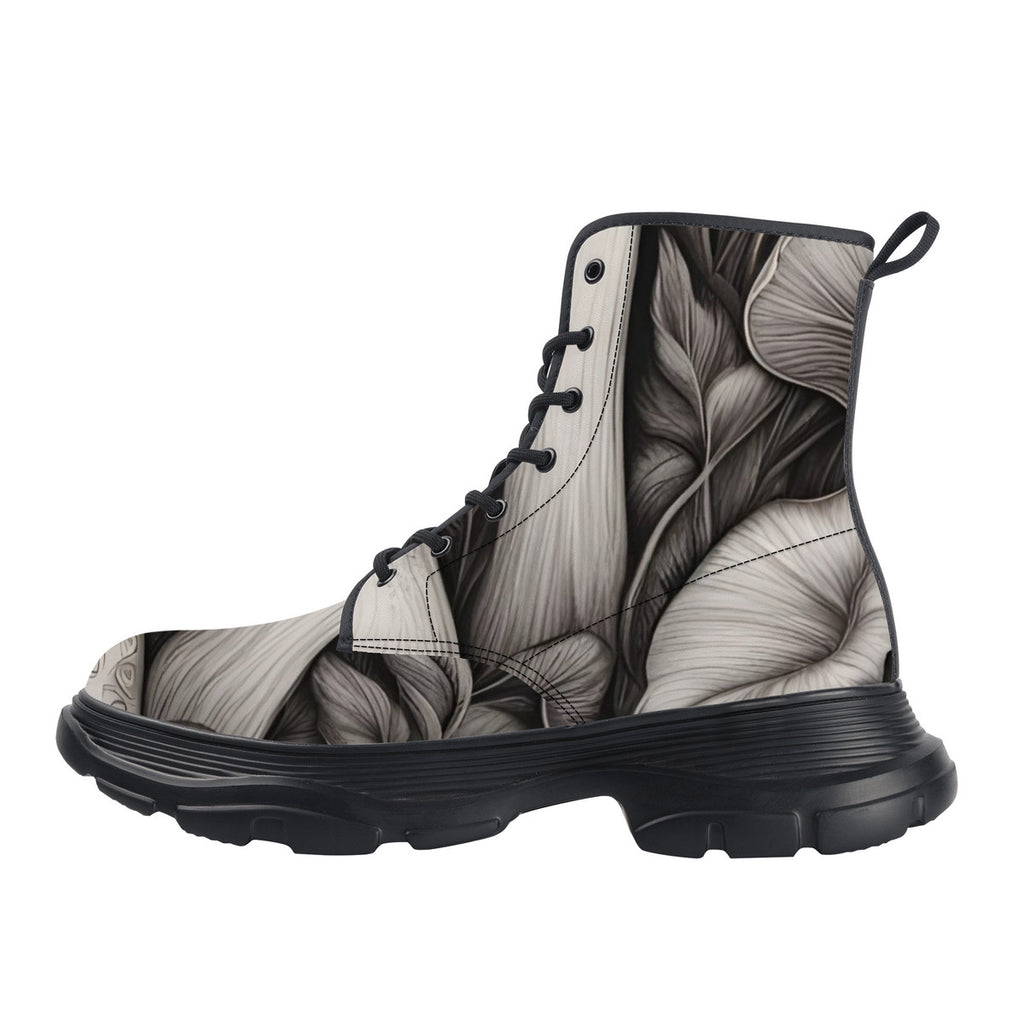 Mushroom Chunky Boots