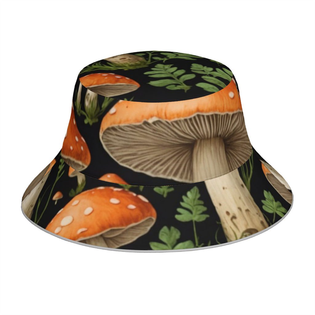 Mushrooms of the Garden Reflective Bucket Hat