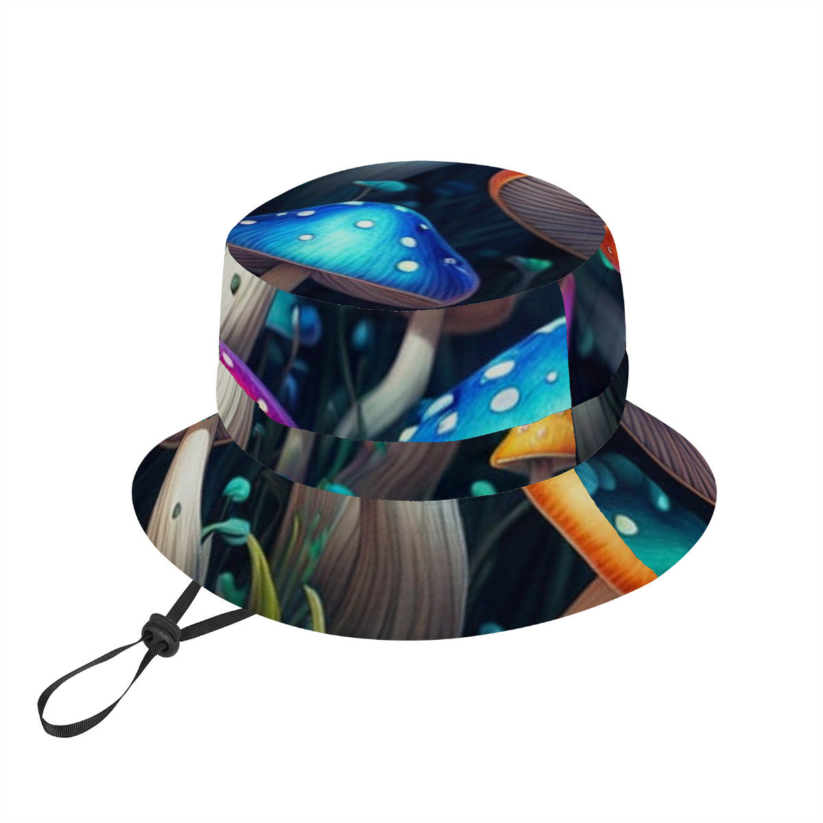 Mushroom Covered Custom Print Fisherman's Hat