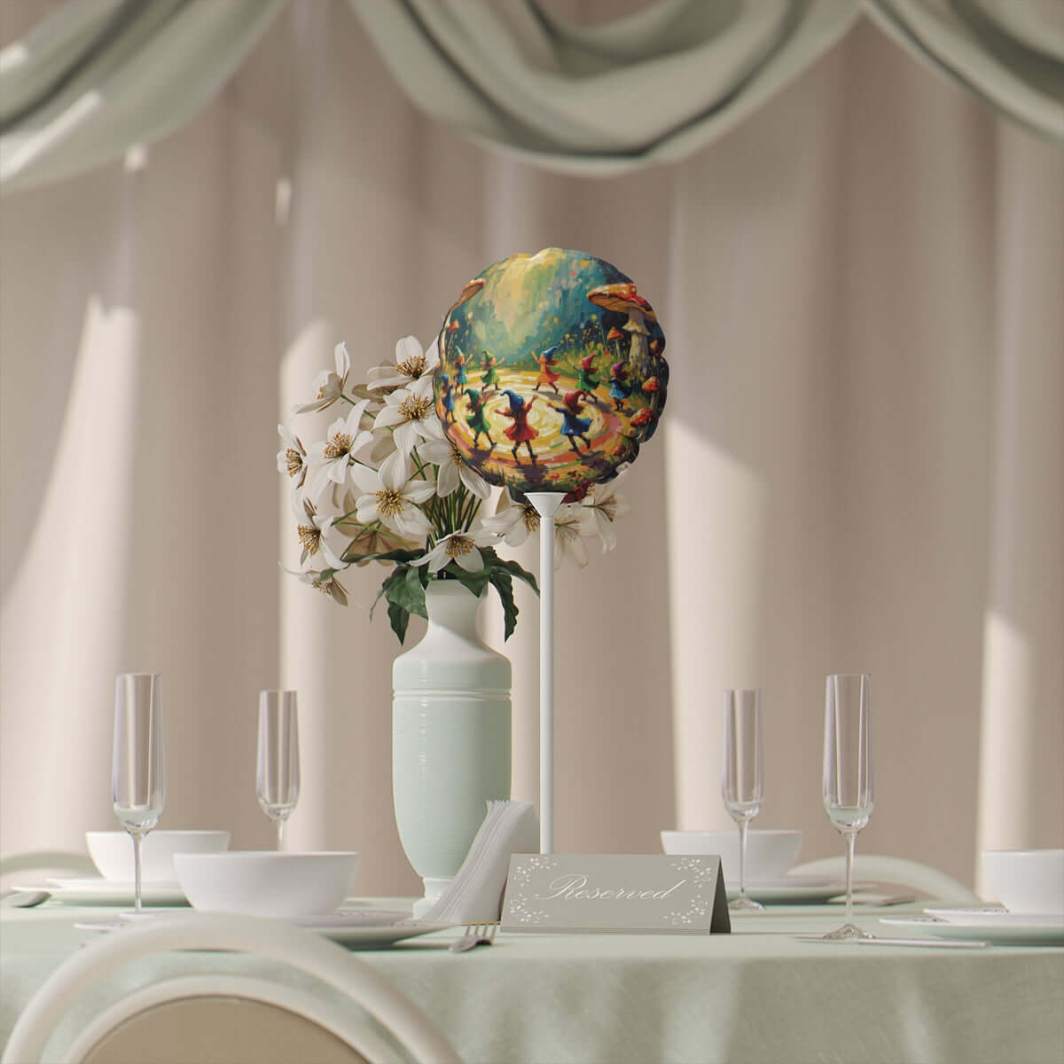 Balloons (Round and Heart-shaped), 6" Noems Dancing