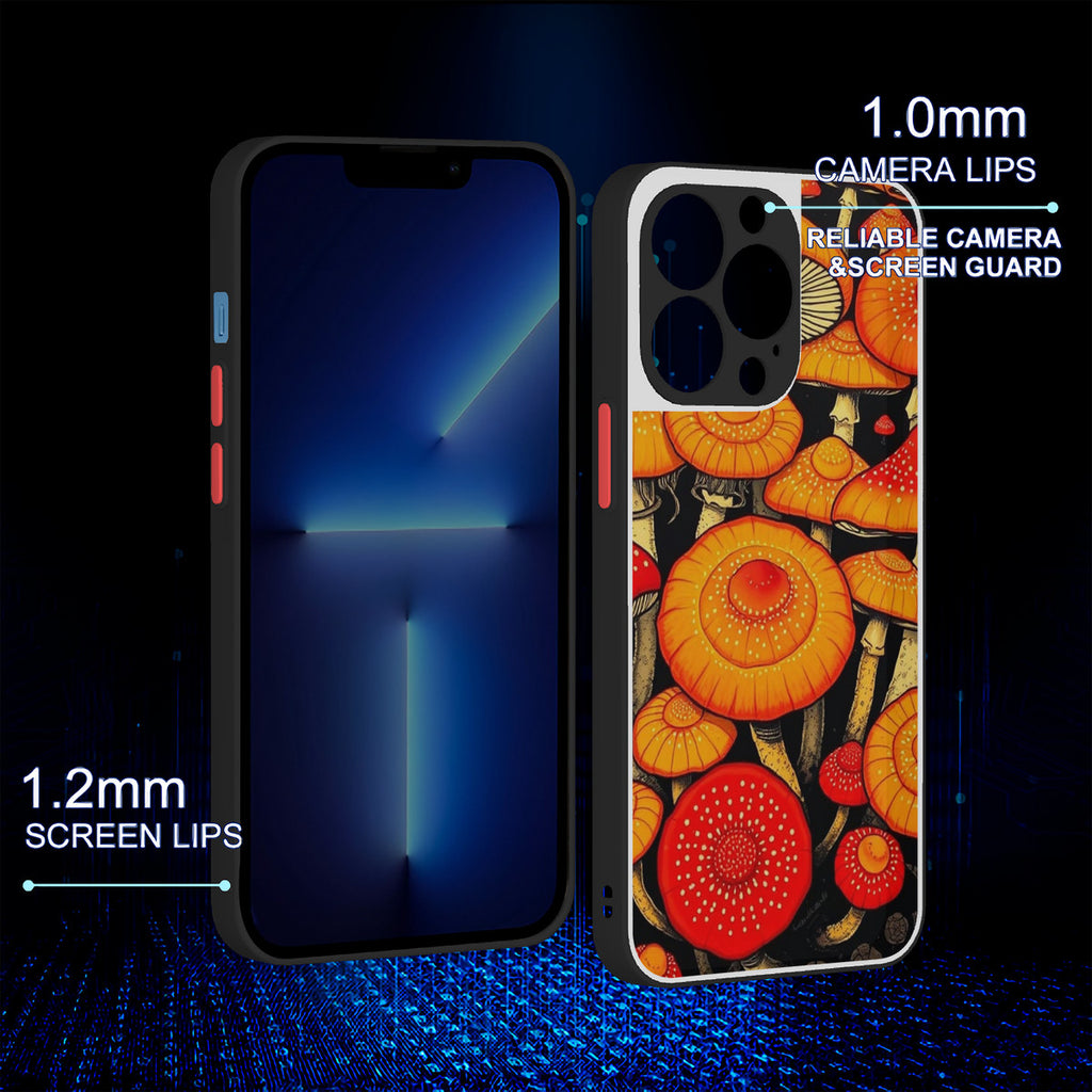 Shock-Resistant Mushroom Swirl Phone Case – Forest Energy Edition