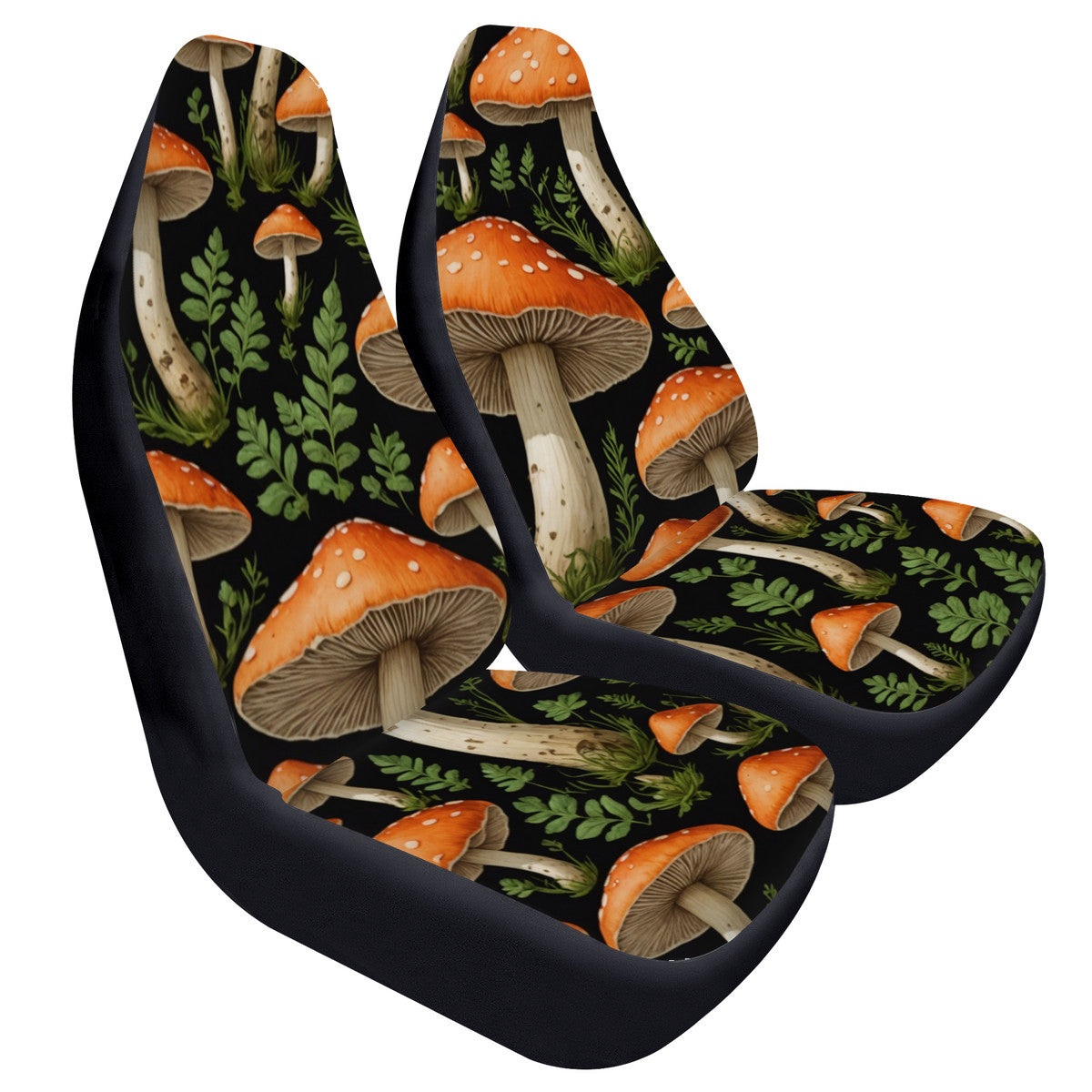Garden Mushrooms Custom Print Car Seat Covers