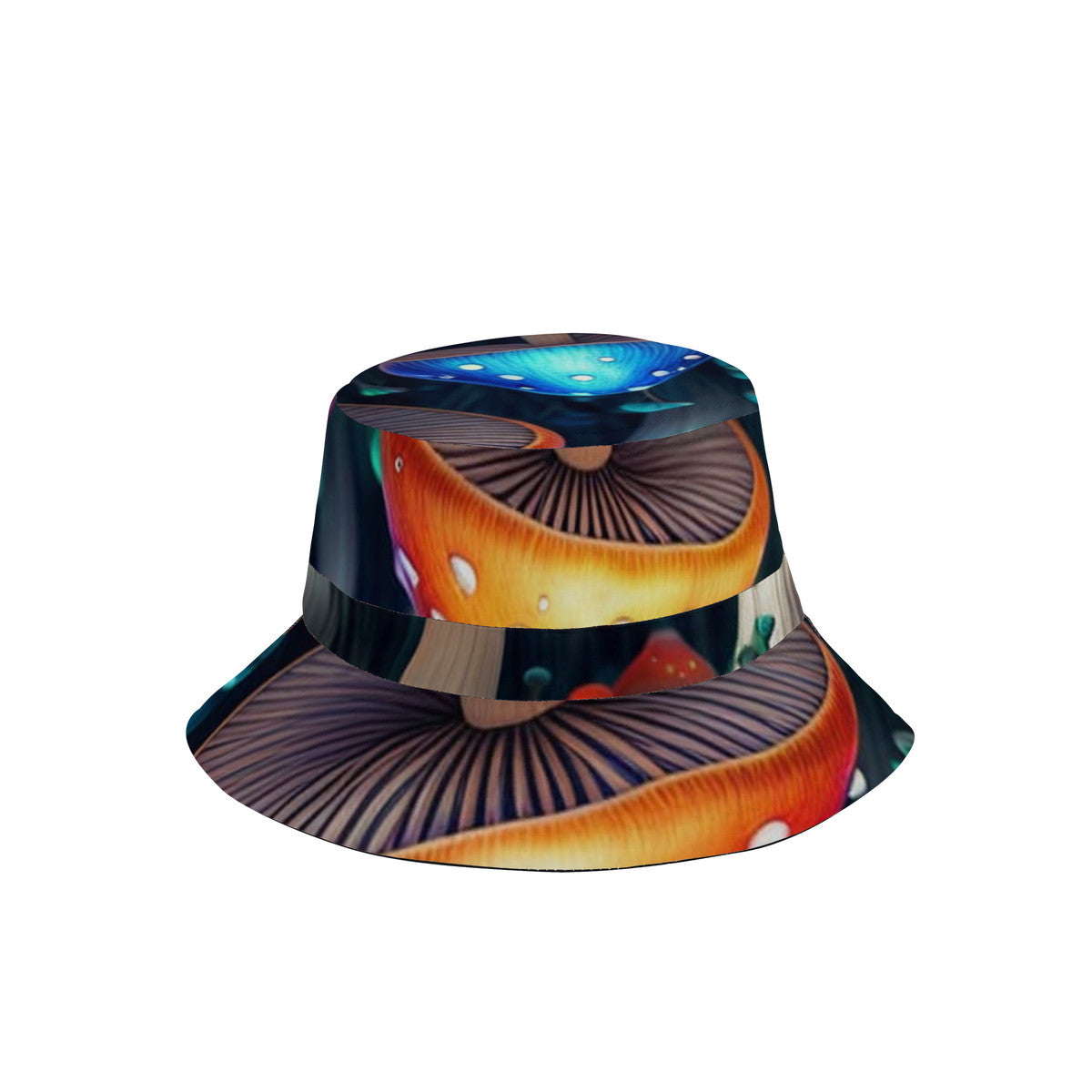 Mushroom Covered Custom Print Fisherman's Hat