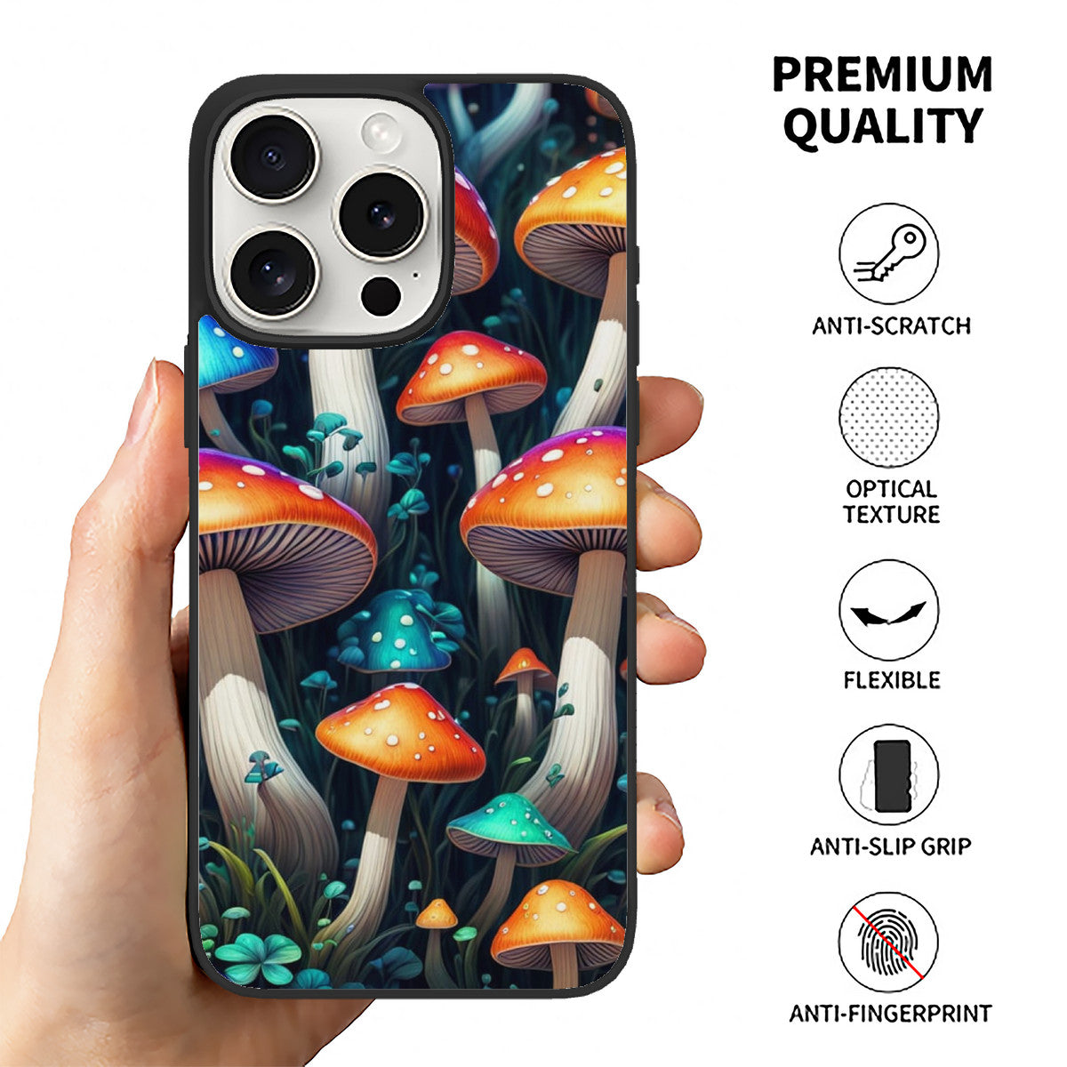 iPhone 15 Soft Glass Case (3 Cameras) With A Seamless, Snug Fit