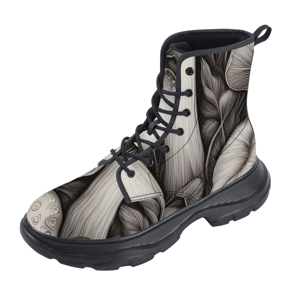 Mushroom Chunky Boots